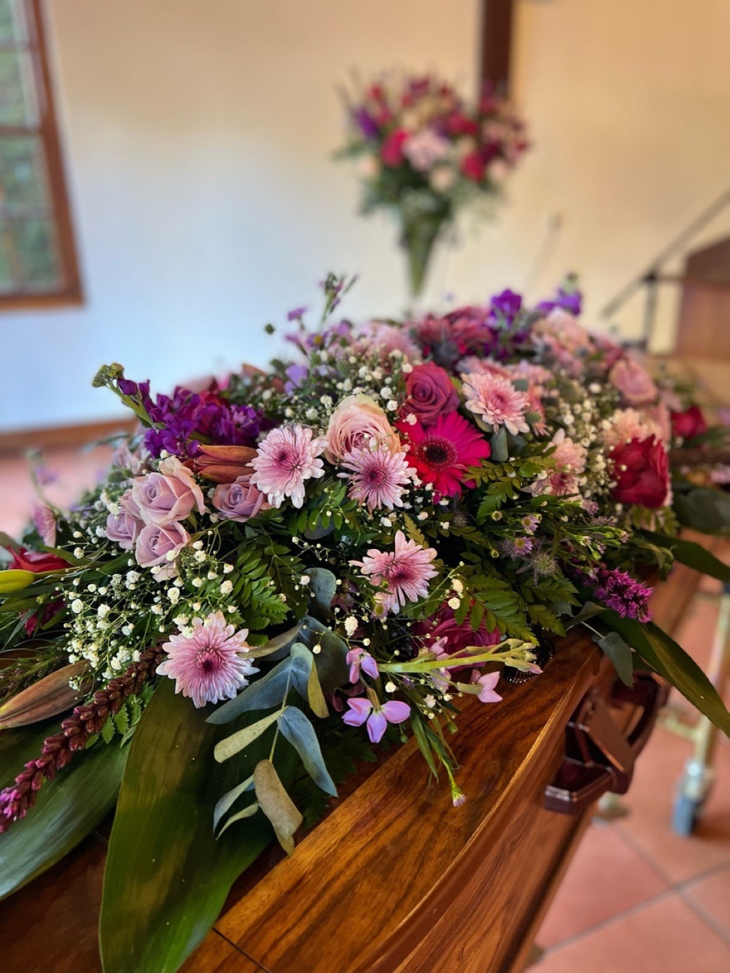 Large Coffin Spray - by Floral Events