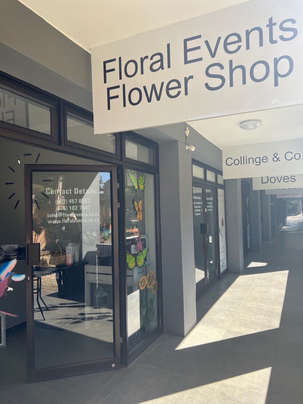Flower shop and Funeral Homes at Fourways